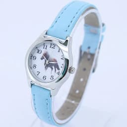 10 Colors Leather Cute Lovely Girl Ladies Women's Watch Children's Gifts Horse Quartz Student Kids Animal Wristwatch Boy Watches