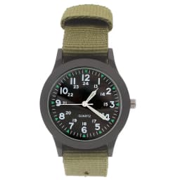 2Colors New Fashion Black Watch Fabric Nylon Strap Stainless Steel Watch Boy Girls Women Men Watches Student Watch Boy Gifts