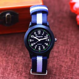 2026 New Fashion Sports Contrast Stripes Quartz Watches For Children Boys Girls Students Woman Man Cool Waterproof Birthday Gift