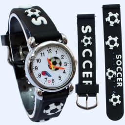 Sport Football Style 3D Watch Silicone Band Children Quartz Watch Boy Watch Girls Watch Cartoon Analog Wristwatch