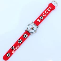 Sport Football Style 3D Watch Silicone Band Children Quartz Watch Boy Watch Girls Watch Cartoon Analog Wristwatch