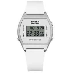 Original OHSEN Digital Quartz Children Boys Sport Watches 30M Waterproof Black Rubber Band Fashion LED Swimming Wristwatch Gift