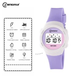 Kids Sport Watches Alarm Stopwatch Children Digital Watch For Boys Girls 30M Waterproof Military Student Electronic Wristwatch