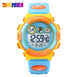 SKMEI 1451 Children Digital Shockproof Watch for Kids Color Alarm Sport Electronic Waterproof Boy Girl Wristwatch Military 1548