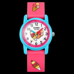 SKMEI Sports Kids Watches 50m Waterproof For Girls Boys Gift Cute Animal Clock Easy Read Children TPU Band Quartz Wristwatch
