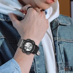 UTHAI CQ422 Fashionable Children's Watch Alarm Clock 30ATM Waterproof LED Night Light Electronic Watch Children's Birthday Gift