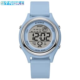 SYNOKE Colorful Children Seven Lights Watches Sport Students Digital Watch For Kids Waterproof Electronic Watch Shock Resist