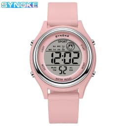 SYNOKE Colorful Children Seven Lights Watches Sport Students Digital Watch For Kids Waterproof Electronic Watch Shock Resist