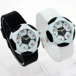 Children Football Cartoon Children Watch For Girls Rubber Kids Watches Boys Silicone Strap Analog WristWatch
