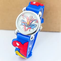 Disney SpiderMan Watch Cute Cartoon Watch Kids Watches Boys Christmas Gift  Leather Quartz Watch