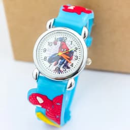 Disney SpiderMan Watch Cute Cartoon Watch Kids Watches Boys Christmas Gift  Leather Quartz Watch