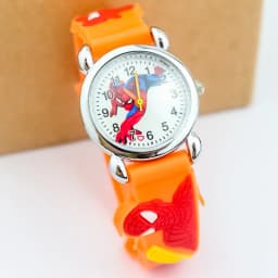 Disney SpiderMan Watch Cute Cartoon Watch Kids Watches Boys Christmas Gift  Leather Quartz Watch