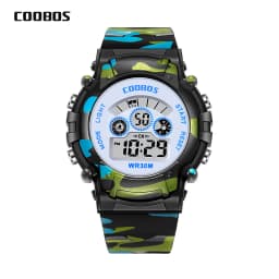 Electronic Watch For Boys Girls Children Luminous Dial Military Sport Watches for Kids Waterproof Multi-function Digital Watch