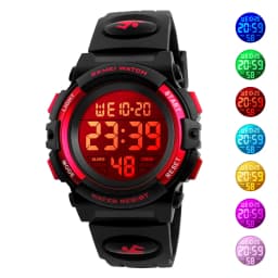 SKMEI Children Watches Boys Girls LED Lanterns Sports Digital Alarm Clock Waterproof Kids Wristwatches 1548 Reloj Nintendo 1266
