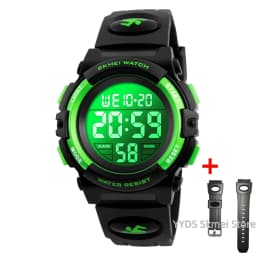 SKMEI Children Watches Boys Girls LED Lanterns Sports Digital Alarm Clock Waterproof Kids Wristwatches 1548 Reloj Nintendo 1266