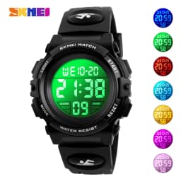 SKMEI Children Watches Boys Girls LED Lanterns Sports Digital Alarm Clock Waterproof Kids Wristwatches 1548 Reloj Nintendo 1266