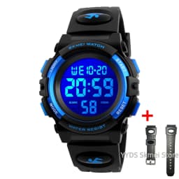 SKMEI Children Watches Boys Girls LED Lanterns Sports Digital Alarm Clock Waterproof Kids Wristwatches 1548 Reloj Nintendo 1266