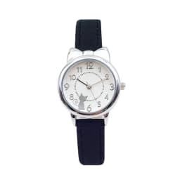 UTHAI H110 Kids's Watches Girl Cute Cat Cartoon Watch Children's Student Simple Waterproof Female Fashion Quartz Wristwatch Gift