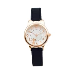 UTHAI H110 Kids's Watches Girl Cute Cat Cartoon Watch Children's Student Simple Waterproof Female Fashion Quartz Wristwatch Gift