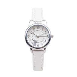UTHAI H110 Kids's Watches Girl Cute Cat Cartoon Watch Children's Student Simple Waterproof Female Fashion Quartz Wristwatch Gift