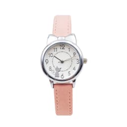 UTHAI H110 Kids's Watches Girl Cute Cat Cartoon Watch Children's Student Simple Waterproof Female Fashion Quartz Wristwatch Gift