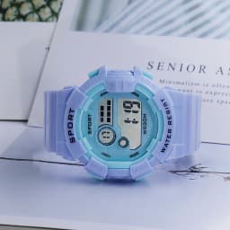 YIKAZE Kids Watches Fashion Luminous Waterproof Alarm Clock Watches Boys and Girls Student Smart Electronic Watch Gift