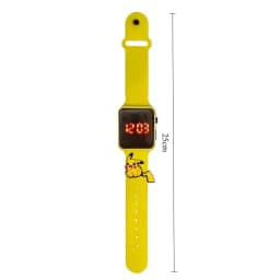 Pikachu Children's Watch Cartoon Fashion Watches Electronic Digital LED Display Watches Waterproof Holiday Gift Kids Watches