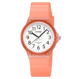 SKMEI 2557 Fashion Quartz Wristwatch 5Bar Waterproof Student Wrist Watch Women Men Fashion Casual Outfit Clock For Raining Day