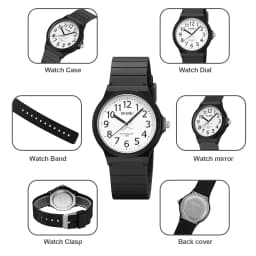 SKMEI 2557 Fashion Quartz Wristwatch 5Bar Waterproof Student Wrist Watch Women Men Fashion Casual Outfit Clock For Raining Day