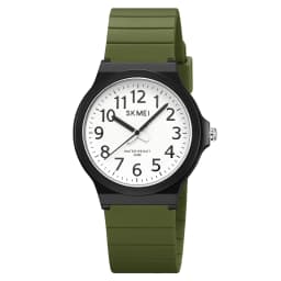 SKMEI 2557 Fashion Quartz Wristwatch 5Bar Waterproof Student Wrist Watch Women Men Fashion Casual Outfit Clock For Raining Day