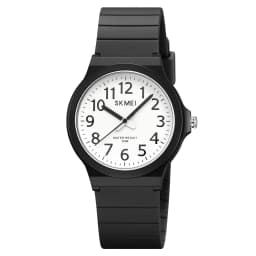 SKMEI 2557 Fashion Quartz Wristwatch 5Bar Waterproof Student Wrist Watch Women Men Fashion Casual Outfit Clock For Raining Day