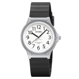 SKMEI 2557 Fashion Quartz Wristwatch 5Bar Waterproof Student Wrist Watch Women Men Fashion Casual Outfit Clock For Raining Day