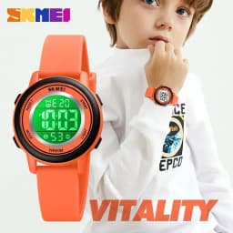 SKMEI 1721 Waterproof Alarm Child Watches montre enfant Boys Girls Sport Kids Watch Colorful Led Children Digital Wristwatches
