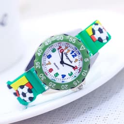 2026 Fashion Children Boys Girls 3D Football Quartz Watches Kids Primary School Student Learn Time Study Sports Watches Gifts