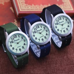 2026 CYD High Quality Boys Girls Outdoor Sport Quartz Wristwatches Students Learning Time Clock Fashion Luminous Canvas Watches