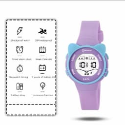 Children Watch Waterproof Cartoon Digital Watch for Girls Boys Pink LCD Electronic Sport Kid Watches Alarm Clocks Gifts
