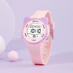 Children Watch Waterproof Cartoon Digital Watch for Girls Boys Pink LCD Electronic Sport Kid Watches Alarm Clocks Gifts