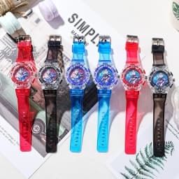 Cute Cartoon Kids Watch Fashion Luminous Children Quartz Clock Silicone Wristwatch Gift for Boys Girls Student reloj para niños