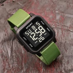 Kids Digital Watch Waterproof Military Electronic Wristwatch for Boys Teen Outdoor Sports Alarm Clock Multifunctional LED Watch