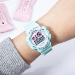 1/2pcs Waterproof Sports Kids Watches Electronic Watches for Girls and Boys Student Luminous Alarm-clock LED Digital Wristwatch