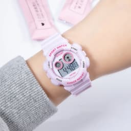 1/2pcs Waterproof Sports Kids Watches Electronic Watches for Girls and Boys Student Luminous Alarm-clock LED Digital Wristwatch