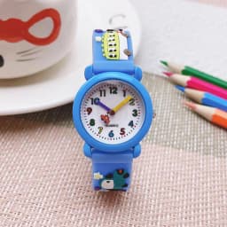 Chaoyada Fashion Boys Girls Little Cars Cartoon Strap Car Hands Personality Quartz Watches Students Kids Cool Gifts Watches