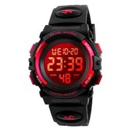 Skmei 1266 Timing Digital Children's Watch Boys and Girls' Alarm Clock 5Bar Waterproof Children's LED Watches 1258 1689 1999