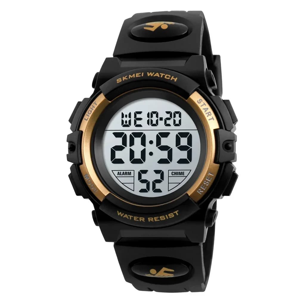 Skmei 1266 Timing Digital Children's Watch Boys and Girls' Alarm Clock 5Bar Waterproof Children's LED Watches 1258 1689 1999