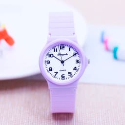 2026 child children boys girls  Primary school students rubber jelly color simple clear number quartz watches kids gifts watches