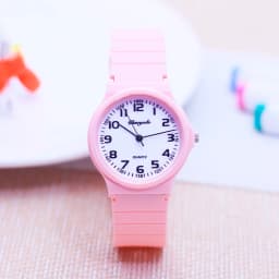 2026 child children boys girls  Primary school students rubber jelly color simple clear number quartz watches kids gifts watches