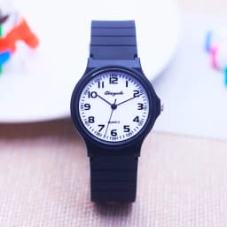 2026 child children boys girls  Primary school students rubber jelly color simple clear number quartz watches kids gifts watches