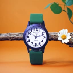 Fashion Boys Girls Students 12-System Clear Digital Pointer Watch Silicone Soft Strap Teacher Recommended Exam Watch Kids Gifts