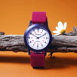Children Boys Girls Kids 24Hours Soft Silicone Strap Wrist Watches Young Man Fashion Analog Watches Birthday Holiday Gifts