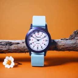 Children Boys Girls Kids 24Hours Soft Silicone Strap Wrist Watches Young Man Fashion Analog Watches Birthday Holiday Gifts